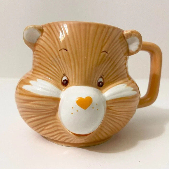 Vintage 1984 Care Bear Mug Friend Bear Ceramic Cup American Greeting Care  Bears - Picture 12 of 12